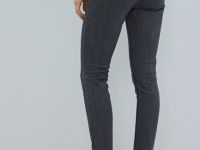 Джинсы Skinny с высокой посадкой, Серый