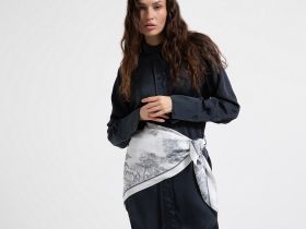 Платок шейный Horses