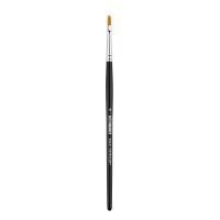 Кисть синтетика мягкая №4 плоская Sketchmarker "342" ручка короткая