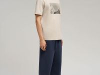 Свободная футболка comfort fit из хлопкового джерси