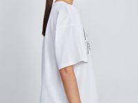 Свободная футболка с принтом