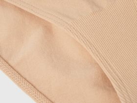 Бесшовные трусы-брифы, Бежевый