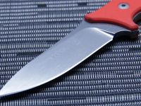 Нож с фиксированным клинком Fantoni, HB Fixed, FAN/HBFxSwOrKy, сталь CPM-S35VN, рукоять стеклотекстолит G-10, оранжевый