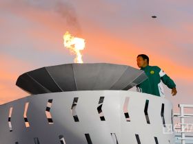 Игры начались. Зажжён огонь XXII Спартакиады по национальным видам спорта