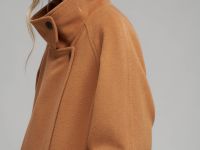 Пальто из шерсти и шелка