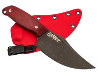Нож Barmaley Knives Пьеро, сталь AUS-10Co, рукоять Микарта, красный