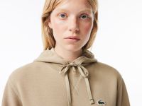 Женское худи Lacoste свободного кроя с карманом-кенгуру