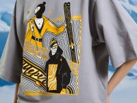 Футболка MySiberia «Моя Сибирь» M Серая