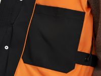 Пуховое пальто с накладными карманами