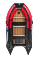Лодка ПВХ STORMLINE Flexiteek 340 (черно-зеленая/красно-черная)