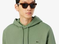 Мужское худи Lacoste классического кроя с флисом