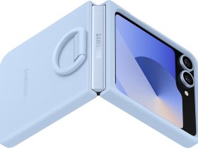 Клип-кейс Samsung Silicone для Galaxy Z Flip7 FE/Z Flip6 Синий