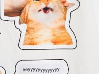 Футболка с принтом для девочек, Белый