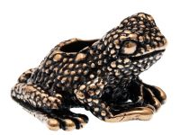 Бусина для темляка Лягушка, бронза