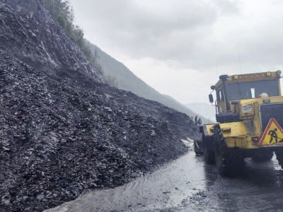 На трассе «Колыма» ведутся восстановительные работы