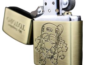Зажигалка коллекционная Zippo NZ-22 Totoro котобус, серия Ghibli