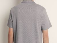 Поло прямого силуэта в полоску