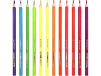 Набор карандашей цветных неоновых ACMELIAE "Neon Artmate" 12 цв, в картонном футляре