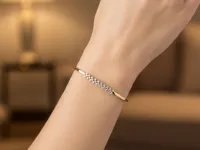 Браслет из желтого золота э0312бр08168200_white