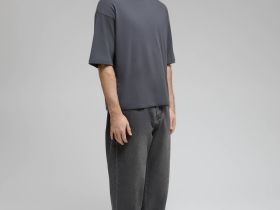 Футболка унисекс из хлопка оверсайз силуэта