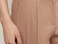 Шорты-бермуды с добавлением льна