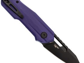 Складной нож Bestech Toddler, сталь 14C28N, рукоять G10, фиолетовый