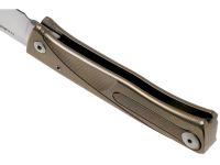 Складной нож LionSteel Thrill, сталь M390, рукоять Bronze titanium
