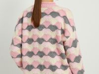 Джемпер свободного силуэта с шерстью