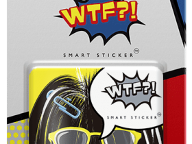 Держатель наклейка WTF