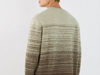 Джемпер с эффектом градиента, Коричневый