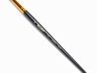 Кисть синтетика №4 круглая Roubloff "1317" длинная ручка, матовая