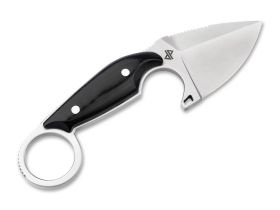 Нож с фиксированным клинком Boker Enki, сталь D2, рукоять микарта, черный