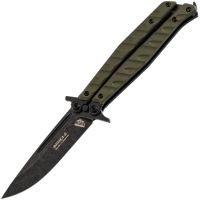 Нож-бабочка (балисонг) НОКС Финка Б Black, сталь D2, рукоять G10