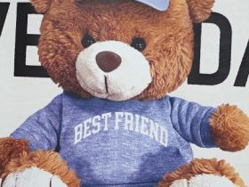 Футболка с принтом для девочек, Белый