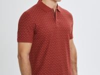 Однотонное поло из хлопка