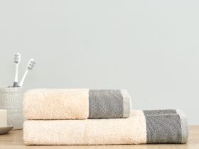 Полотенце махровое Джорджо/Giorgio, бежевое