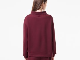 Женская толстовка Lacoste стандартного кроя на молнии