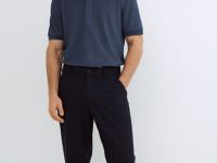 Прямые брюки, Синий