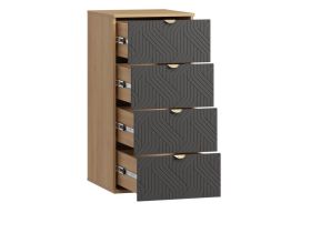 Комод Монблан 47x99 Косы Графитовый
