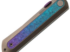 Складной нож Kizer Quoll, сталь S45VN, рукоять Titanium&Crystallized Titanium