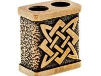 Бусина для темляка Звезда Руси, бронза