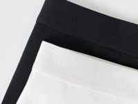 Трусы с высокой посадкой, 2 шт., Черный