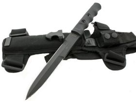 Нож с фиксированным клинком Extrema Ratio C.N.1 Black (Single Edge), сталь Bhler N690, рукоять пластик