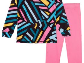 Термокомплект трикотажный для девочек: брюки, толстовка для эпизодического использования