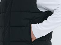 Утеплённый стёганый жилет, Черный