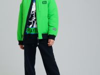 Куртка текстильная с полиуретановым покрытием для мальчиков (бомбер)