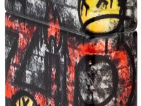 Зажигалка ZIPPO Graffiti King с покрытием 540 Matte, латунь/сталь, разноцветная, матовая, 38x13x57 мм