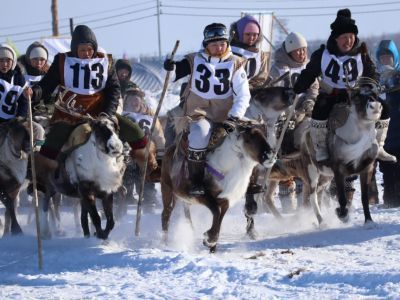 Стали известны имена победителей гонок на оленях IV Игр народов Севера