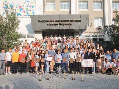 В Якутске поздравили победителей и призеров сборной команды города VII Спортивных игр народов РС(Я)