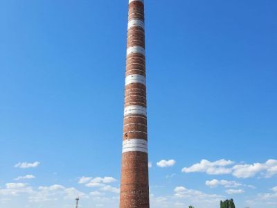 Кирпичная дымовая труба Алексеевского сахарного завода